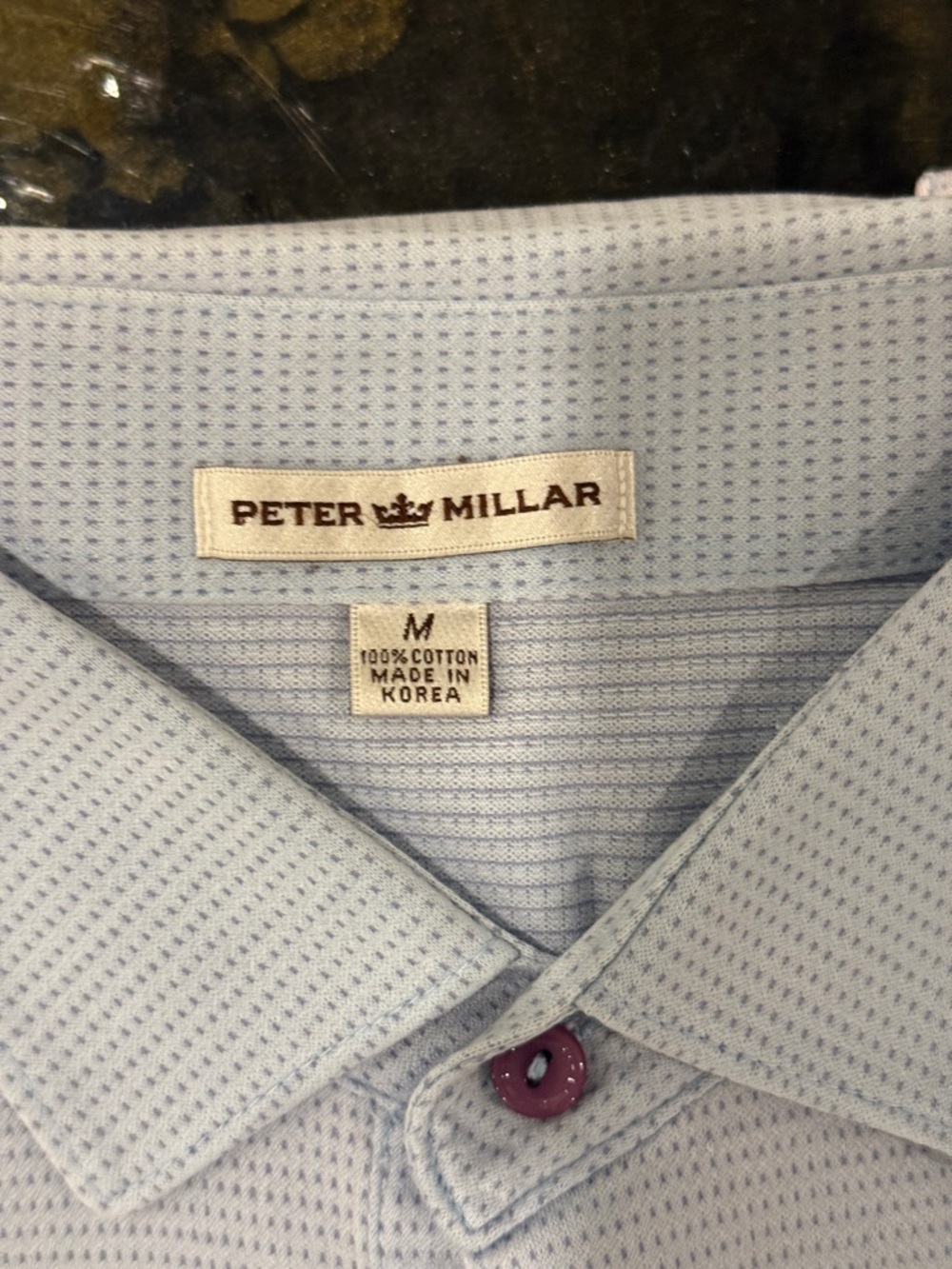 Peter Millar Men’s Lights lllBlue Performance Polo Shirt - Picture 2 of 2